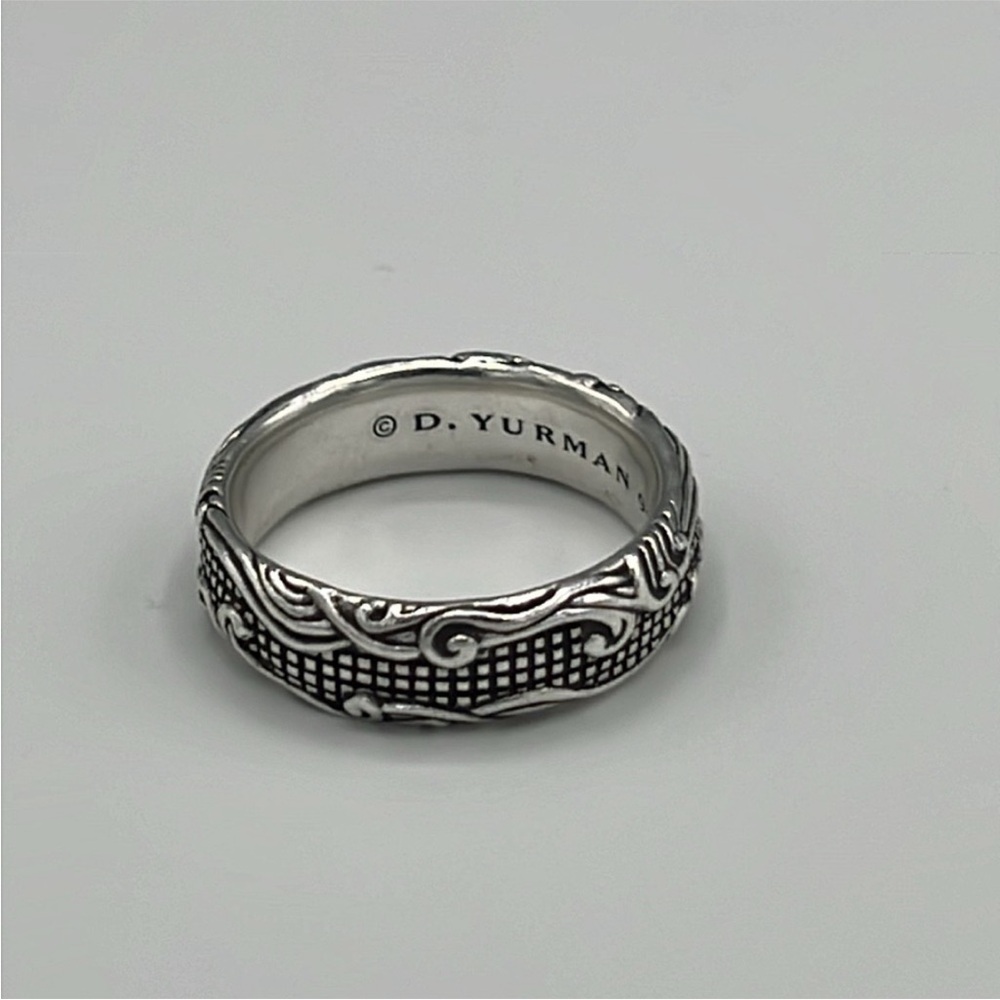 David Yurman Sterling Silver Waves Band Men’s size 11